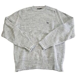 Vintage Andrew St John Sweater Pullover‎ Women's L Gray Cozy Warm Winter